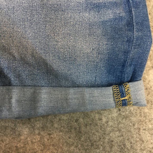 Wallflower Shorts 1 0 25 Irresistible High Rise Denim Jean Cuffed Light Wash - Picture 3 of 8